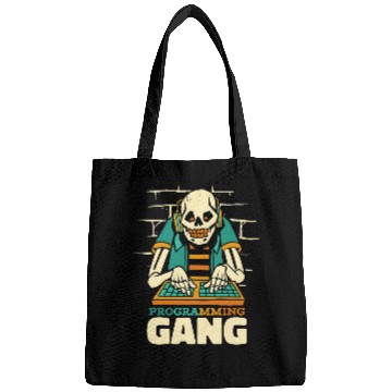 Discover Programmer Skeletons Coder Developer Programming Coding Bags