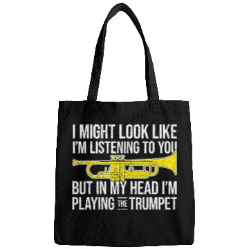 Discover Trumpet Lover Player In My Head Im Playing Trumpet Trumpeter Bags
