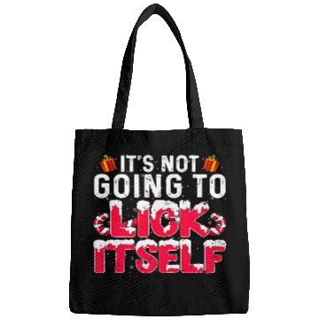 Discover Its Not Going to Lick Itself Adult Funny Christmas 116 Bags