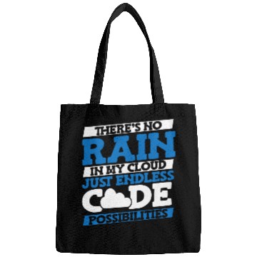 Discover Funny Cloud Engineer Coder Programmer Cloud Computing Bags