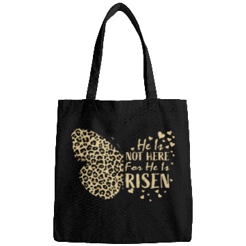 Discover He Is Risen Butterfly Jesus Lovers Easter Christian Cheetah Bags