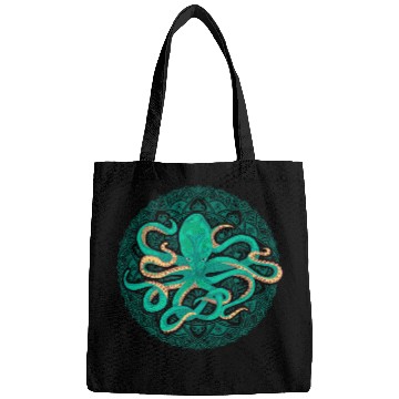Discover Octopuss Lover Sea Animal Lover Kraken Scubas Diving Ocean Octopus Bags