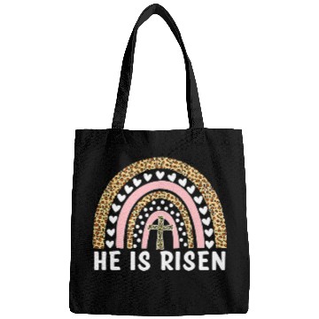 Discover Christian He Is Risen Leopard Rainbow Christian Jesus Happy Easter Day Christ Bags