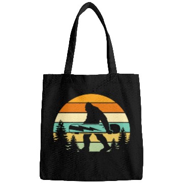 Discover Skiing Ski vintages Sasquatch Snowboarder Retro Snowboard Snowboarding Bags