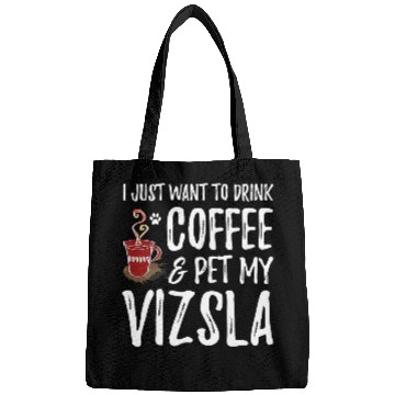 Discover Dog Vizsla Coffee Drinker Tees Bags