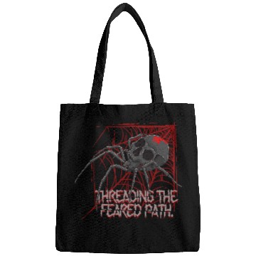 Discover Skeletons Skulls Black Widow Spider Skull Arachnid Spiderweb Spider Lover 153 Skull Bags