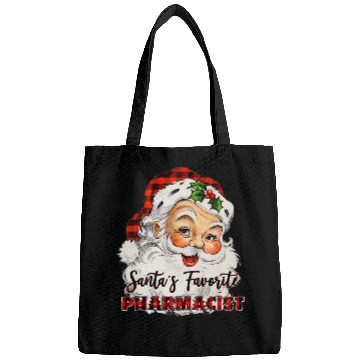 Discover santas claus favorite pharmacist flannel christmas Bags