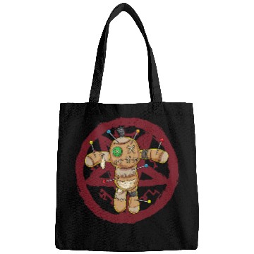 Discover Pastel Goth Satanic Voodoo Doll Cute Halloween For Teen 2 Bags