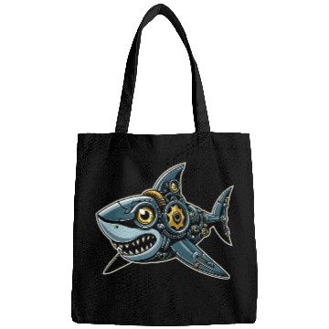 Discover Shark Robots Robotics Engineering Technology Programmer Bags