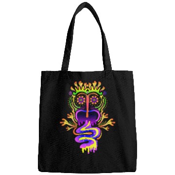Discover Colourful ghosts Maya Gods Fantasy Creature Bags