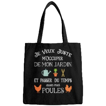 Discover Gardener gift spend time with my chickens Bags