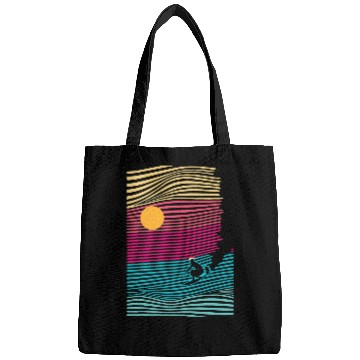 Discover Surf Life Christmas In July Retro Beach Summer Vacation Surfer Bags