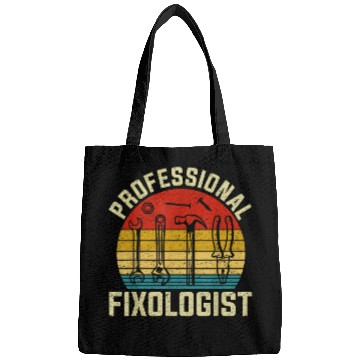 Discover Funny Handyman Professional Fixologist Tools Repairman Bags