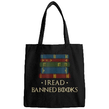 Discover Reading Book I Read Banned Books Week Librarian Freadom Reader Nerd Men 4 Reader Bags
