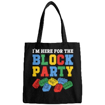Discover Building Brick Im Here For The Block Party Master Builder Bags