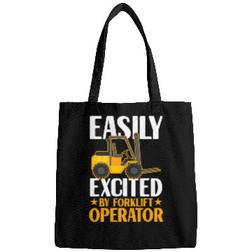Discover Easily Excited By Forklift Operator Warehouse Worker Lifting 2 Bags