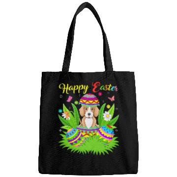 Discover Foxhound Dog Lover Floral Easter Egg Funny Foxhound Easter Bags