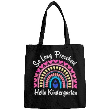 Discover So Long Preschool Hello Kindergarten Teacher Student PreK 3 Bags