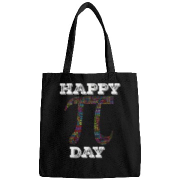 Discover Happy Pi Day mathematics teacher student Bags