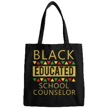 Discover Black Educated School Counselor Bags