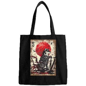 Discover Dog Shiba Inu Ninja Samurai Commander Battlefields Bags