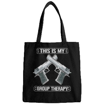 Discover This Is My Group Therapy Funny guns Range Bags