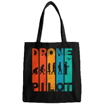 Discover Drone pilot evolution Funny Drone pilot Drone Evolution Bags