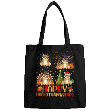Discover Tiger Gift Halloween Thanksgiving Christmas Bengal Tiger Hallothanksmas Bags