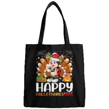 Discover Ladybug Lover Halloween Christmas Happy Hallothanksmas Bags
