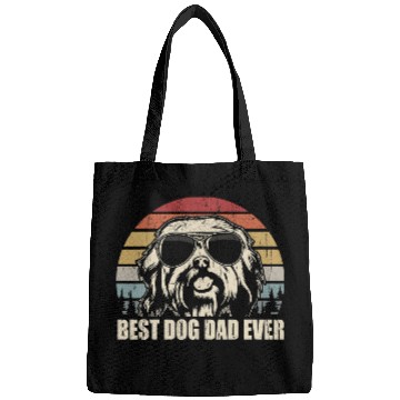 Discover Dog Havanese Mens Havanese Dad bests Dog Dad Ever Funny vintages Retro Bags