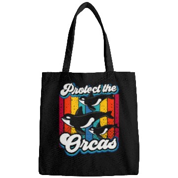 Discover Whales Protect The Orcas Orca Whale Sea Bags