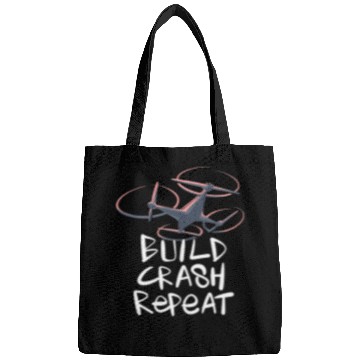 Discover Drone Build Crash Repeat Bags