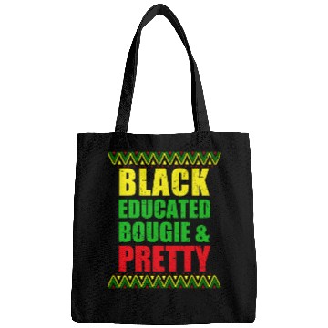 Discover Black Educated Bougie and Pretty Black History Month Melanin Bags