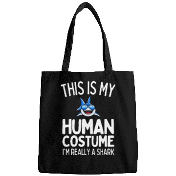 Discover This Is My Human Costume Im Really A Whale Shark Funny Bags