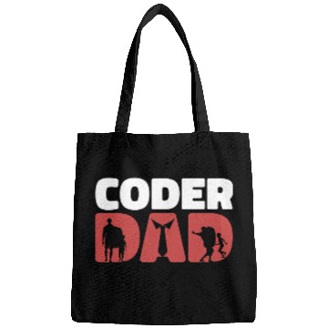 Discover Programmer Dad Software Engineer Developer Coder Coding Bags