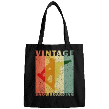 Discover Skiing Ski vintages Snowboarding Jumping Snowboarder Bags