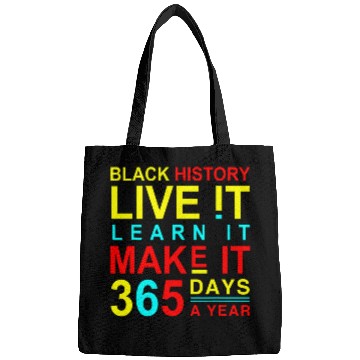 Discover Black History 365 days a year BLM Pro Black Power Bags