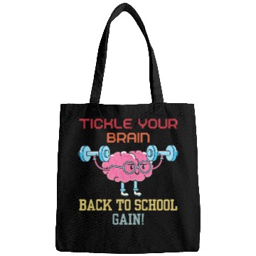 Discover TICKLE YOUR BRAIN BACK TO SCHOOL GAIN FUNNY BACK TO SCHOOL Bags