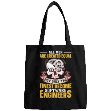 Discover Only The Finest Become Software Engineers Funny Bags