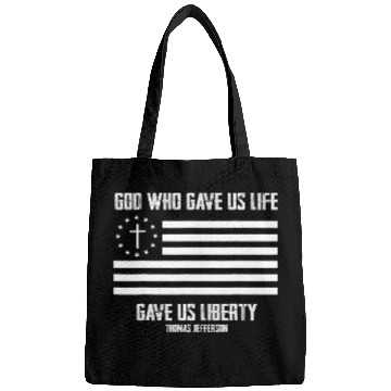 Discover Christian Who Gave US Life Gave US Liberty Christ Bags
