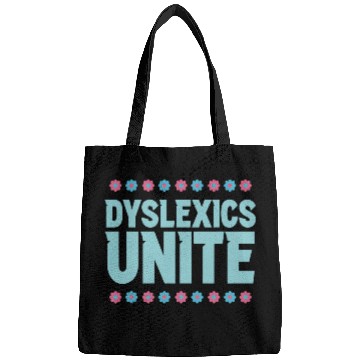 Discover Dyslexics Unite Dyslexic Awareness Speech Therapy Dyslexia 1 Bags