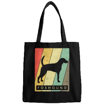 Discover Foxhound Dog Retro Vintage Bags