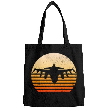 Discover Retro vintages Pilot Fighter Jet 1 Bags