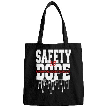 Discover Funny Safety First Printed Cool Student Stuff Teacher Supply Bags