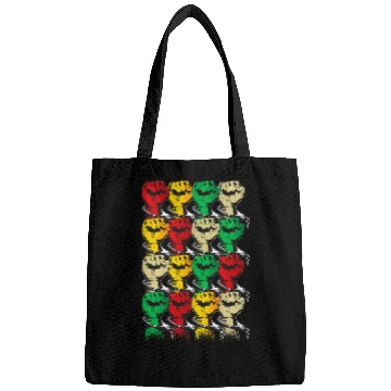 Discover Black history month Black Power Fists for Black Equality Bags