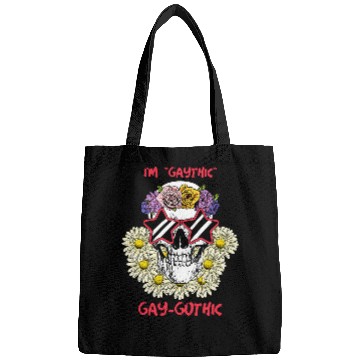 Discover LGBT Pride Rainbow Im Gaythic Gay Gothic635 Gay LGBTQ Bags
