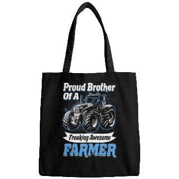 Discover Tractor driving Farming Farm Tractor Agriculture Harvester Farmer Brother Bags