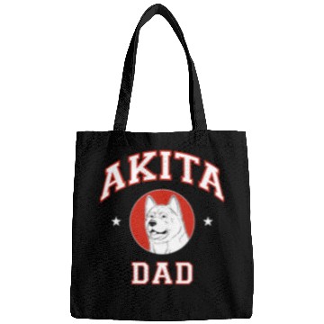 Discover Dog Akita Dad Dog Father Bags