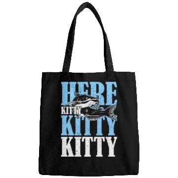 Discover Here Kitty Kitty Kitty Catfish Fisching Bags