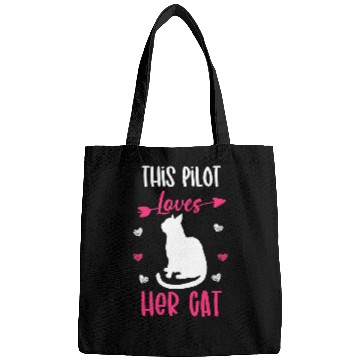 Discover This Pilot Loves Her Cat Funny Cat Owner Bags